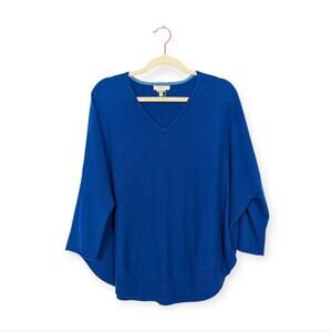Tyler Böe Sapphire Blue Cashmere Capelet Sweater Size S